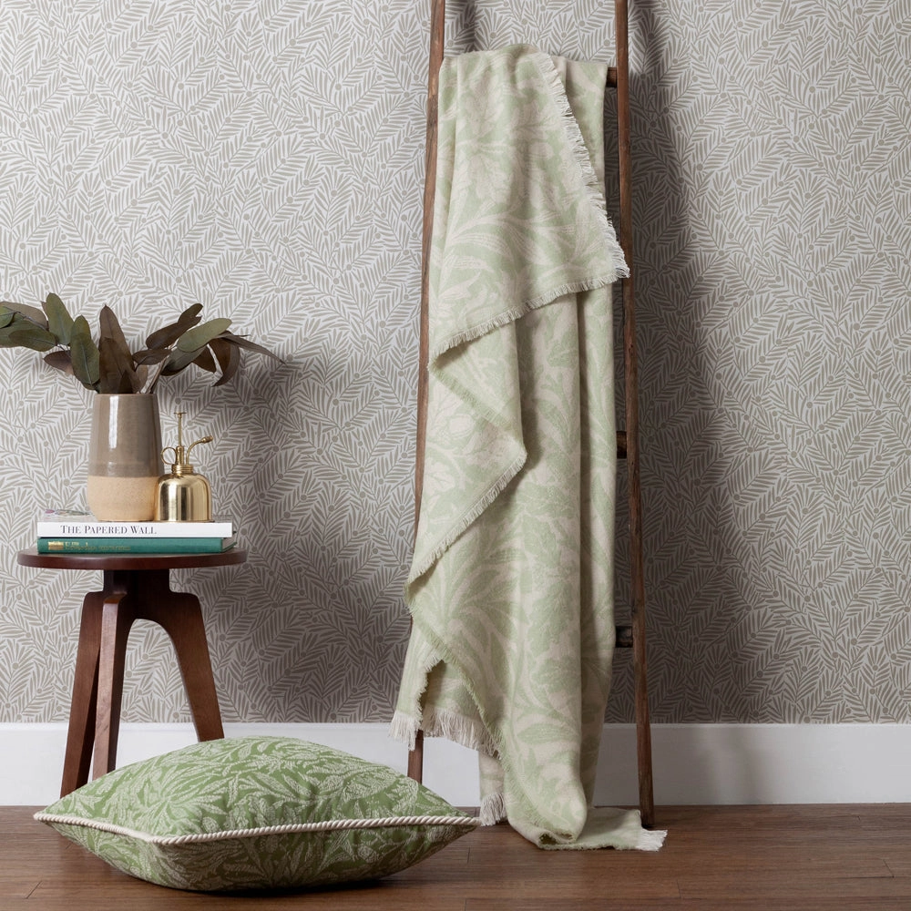 Acorn Tonal Jacquard Throw Sage