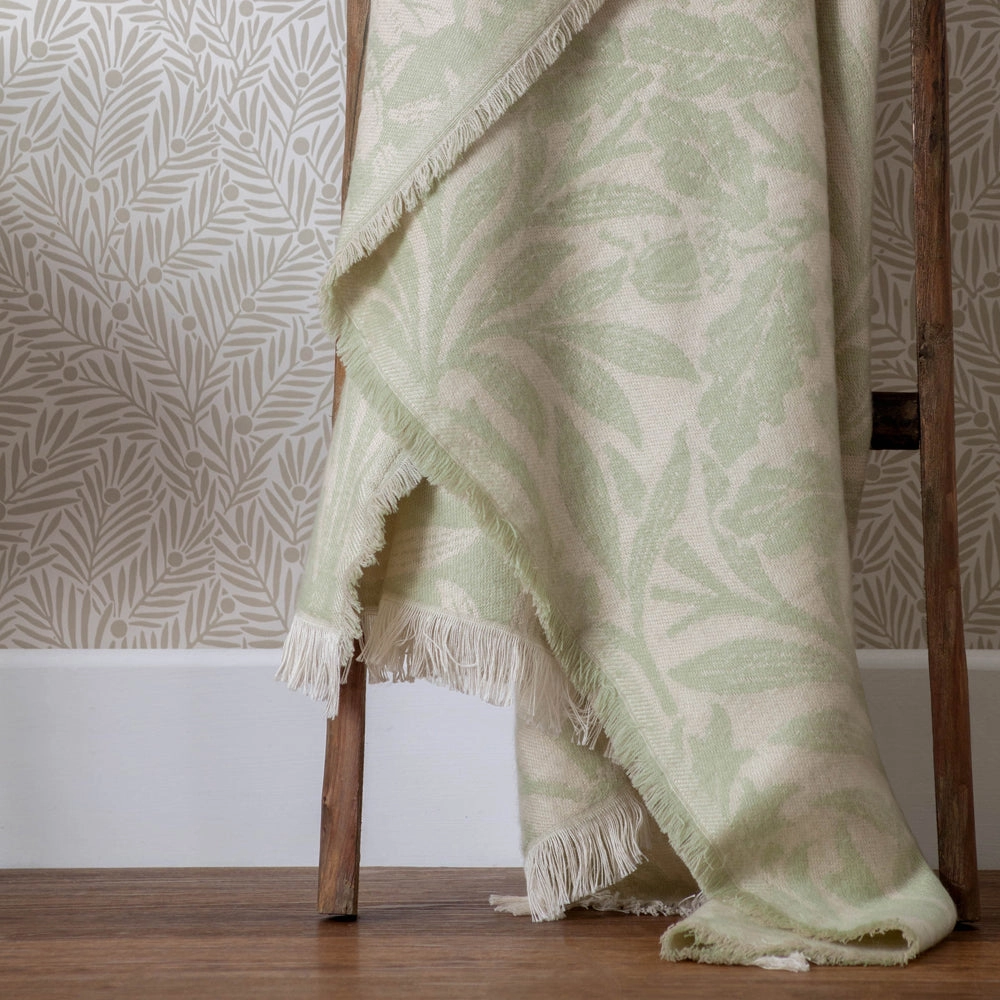 Acorn Tonal Jacquard Throw Sagebedding sets ,throw blankets 