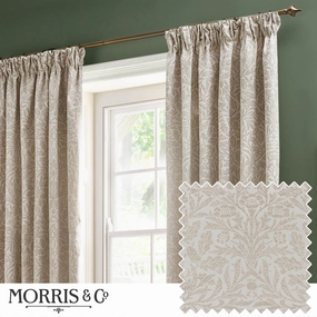 Acorn Tonal Matt Jacquard Pencil Pleat Curtains Ivoryhome decor ,wall decor 