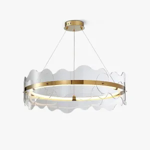 Acrylic Wave Chandelierrustic chandelier,bedroom chandelier 