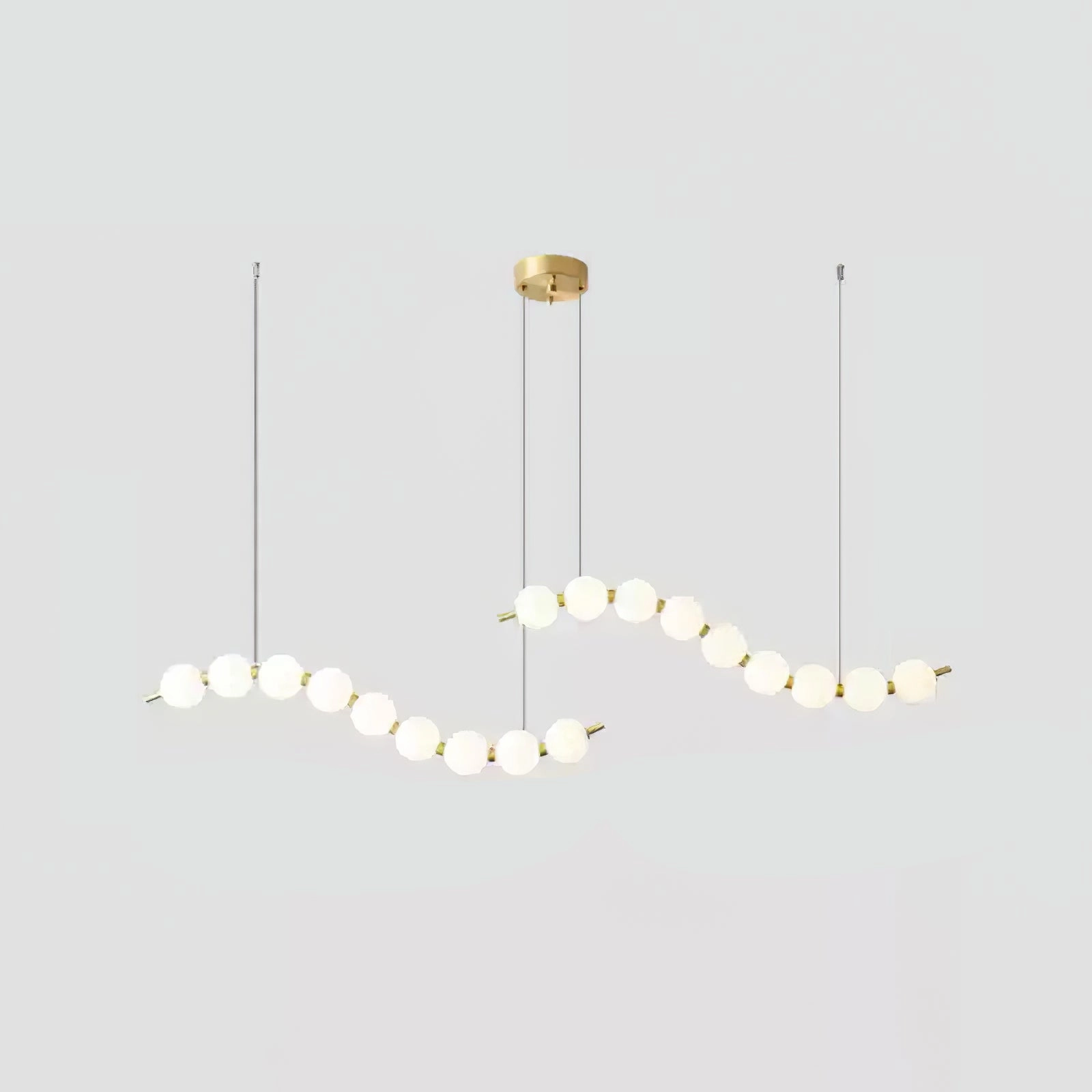 Acrylic Pearl Necklace Chandelier