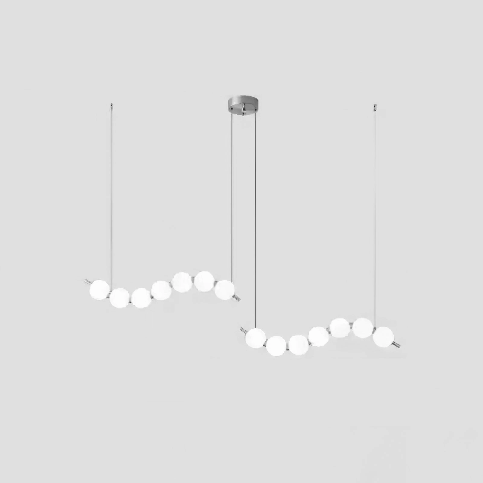 Acrylic Pearl Necklace Chandelier