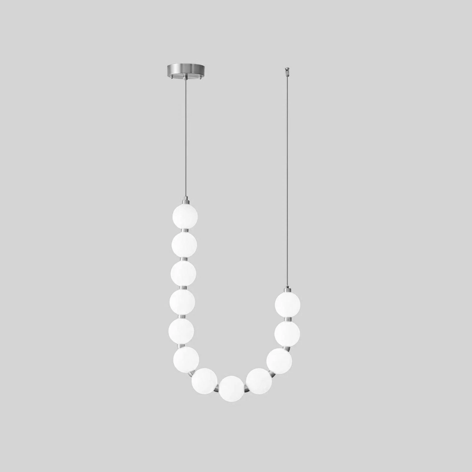 Acrylic Pearl Necklace Chandelier