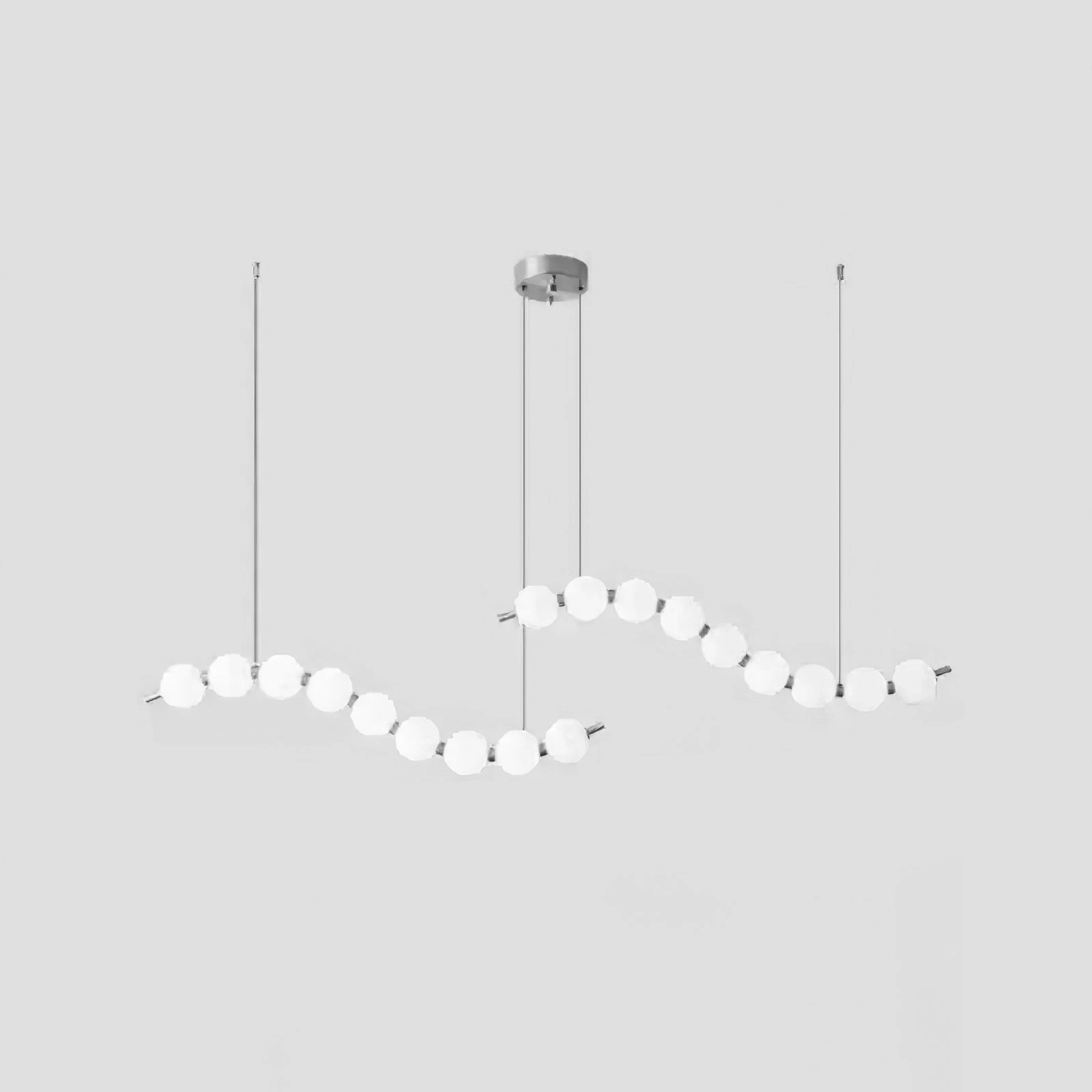 Acrylic Pearl Necklace Chandelier