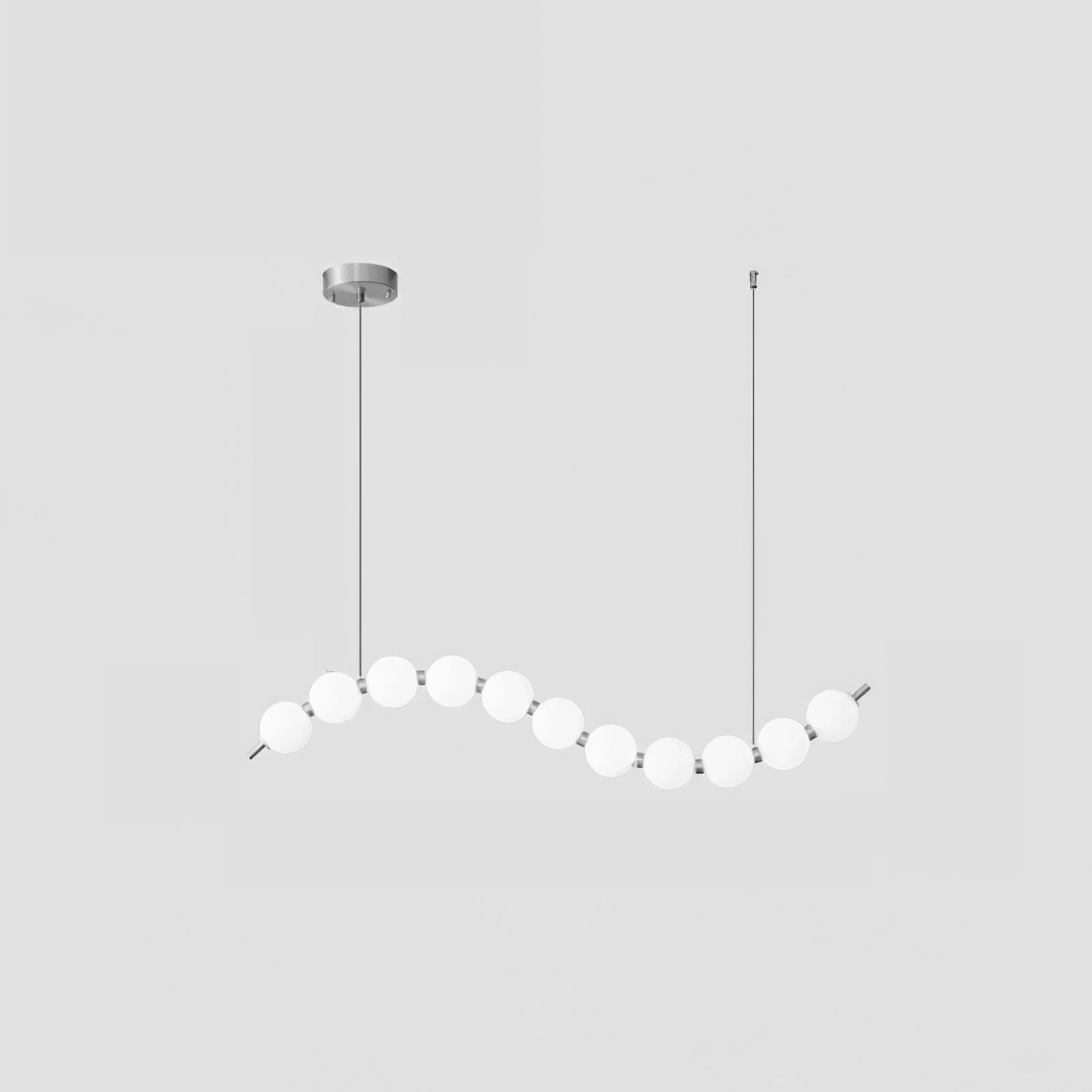 Acrylic Pearl Necklace Chandelier