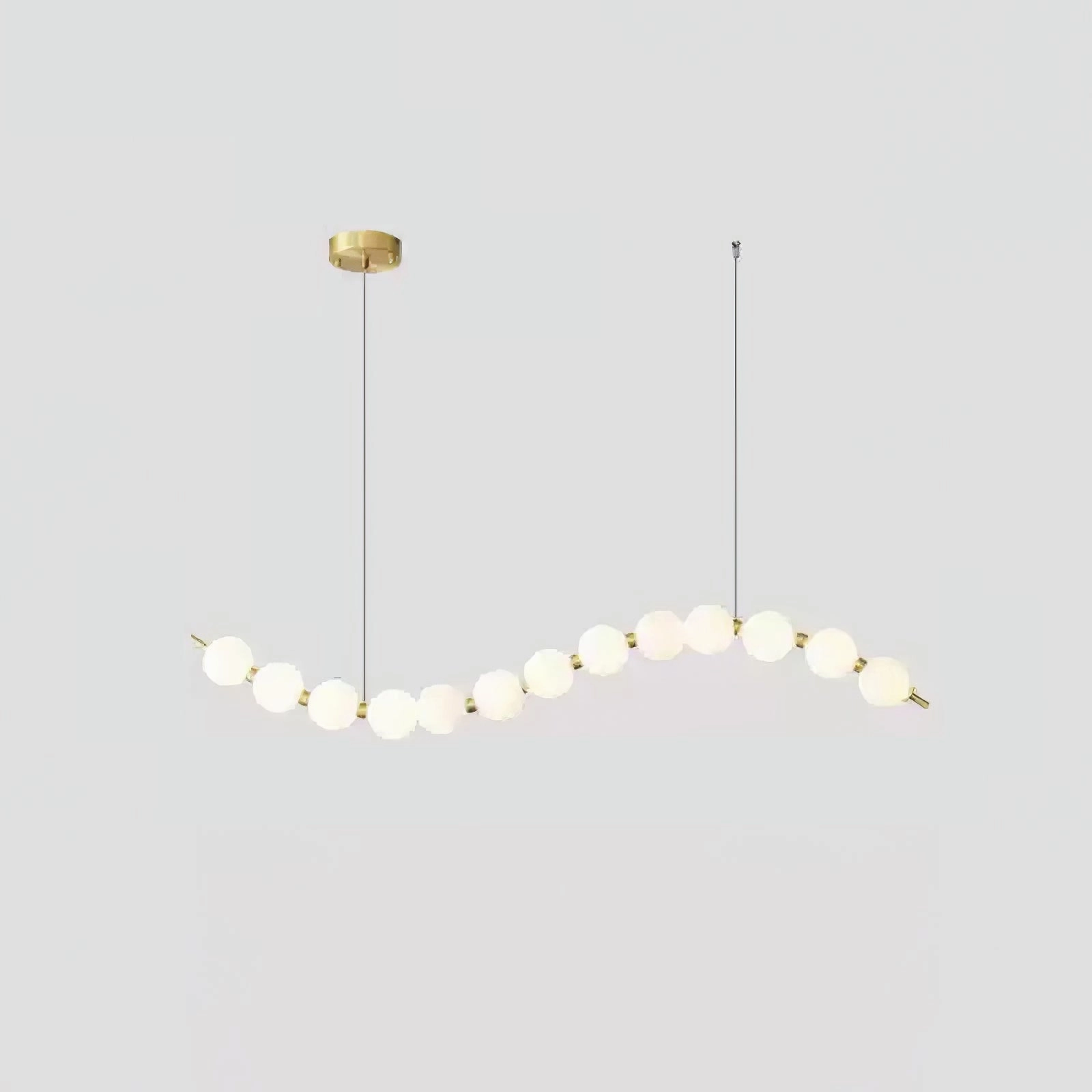 Acrylic Pearl Necklace Chandelier
