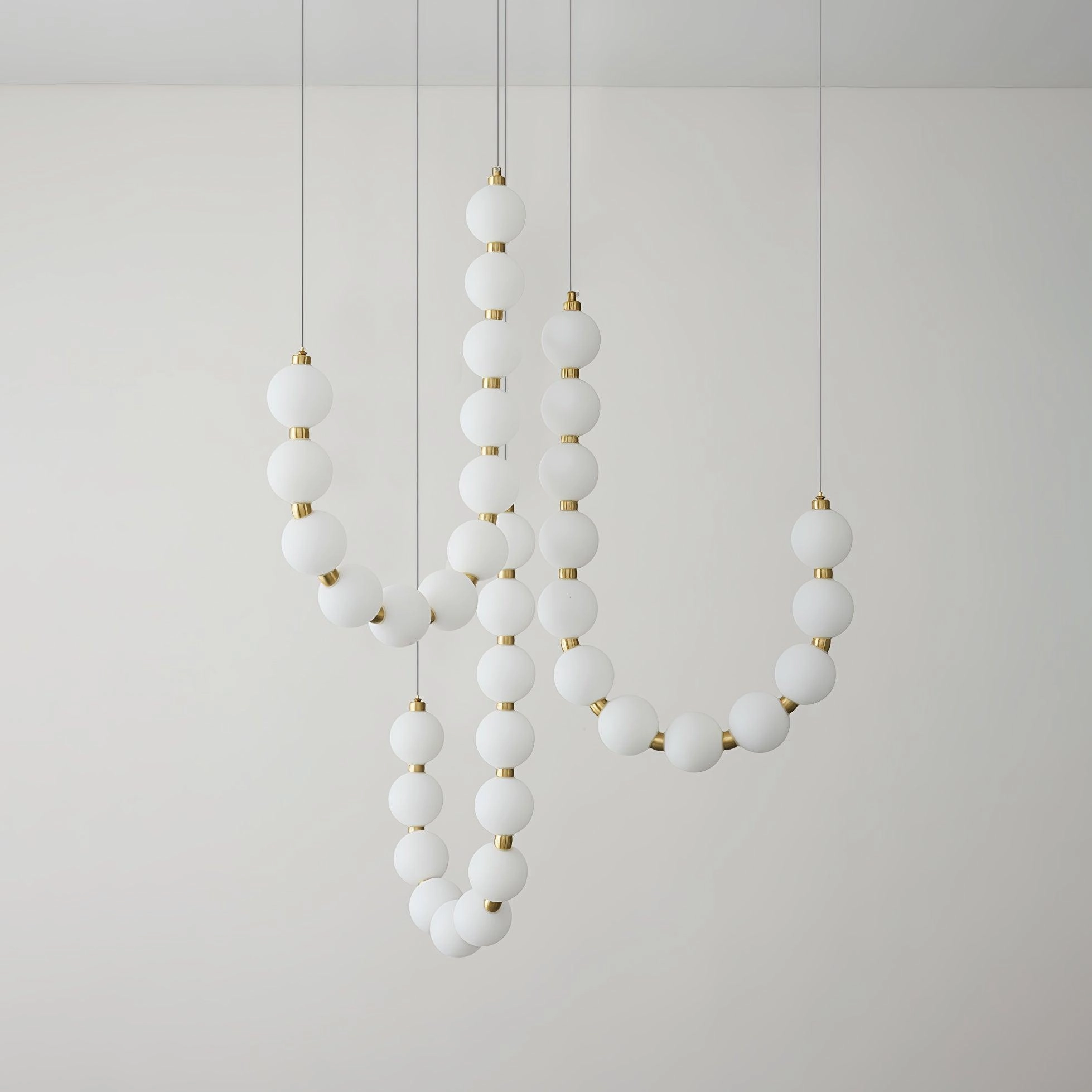 Acrylic Pearl Necklace Chandelier