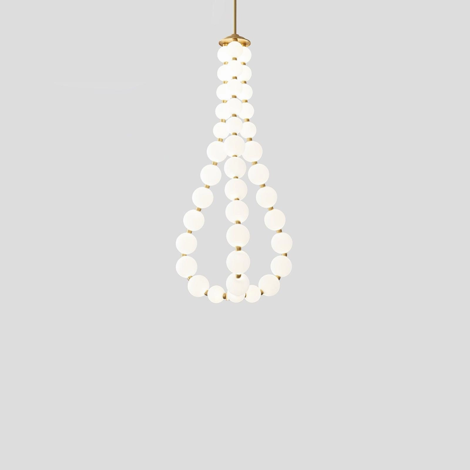 Acrylic Pearl Necklace Chandelier