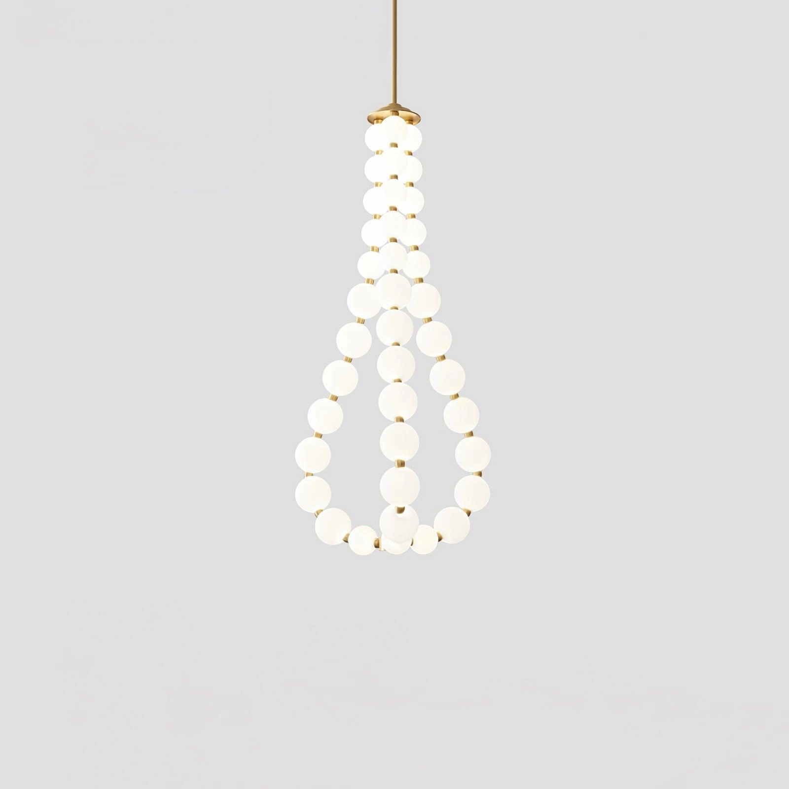 Acrylic Pearl Necklace Chandelier