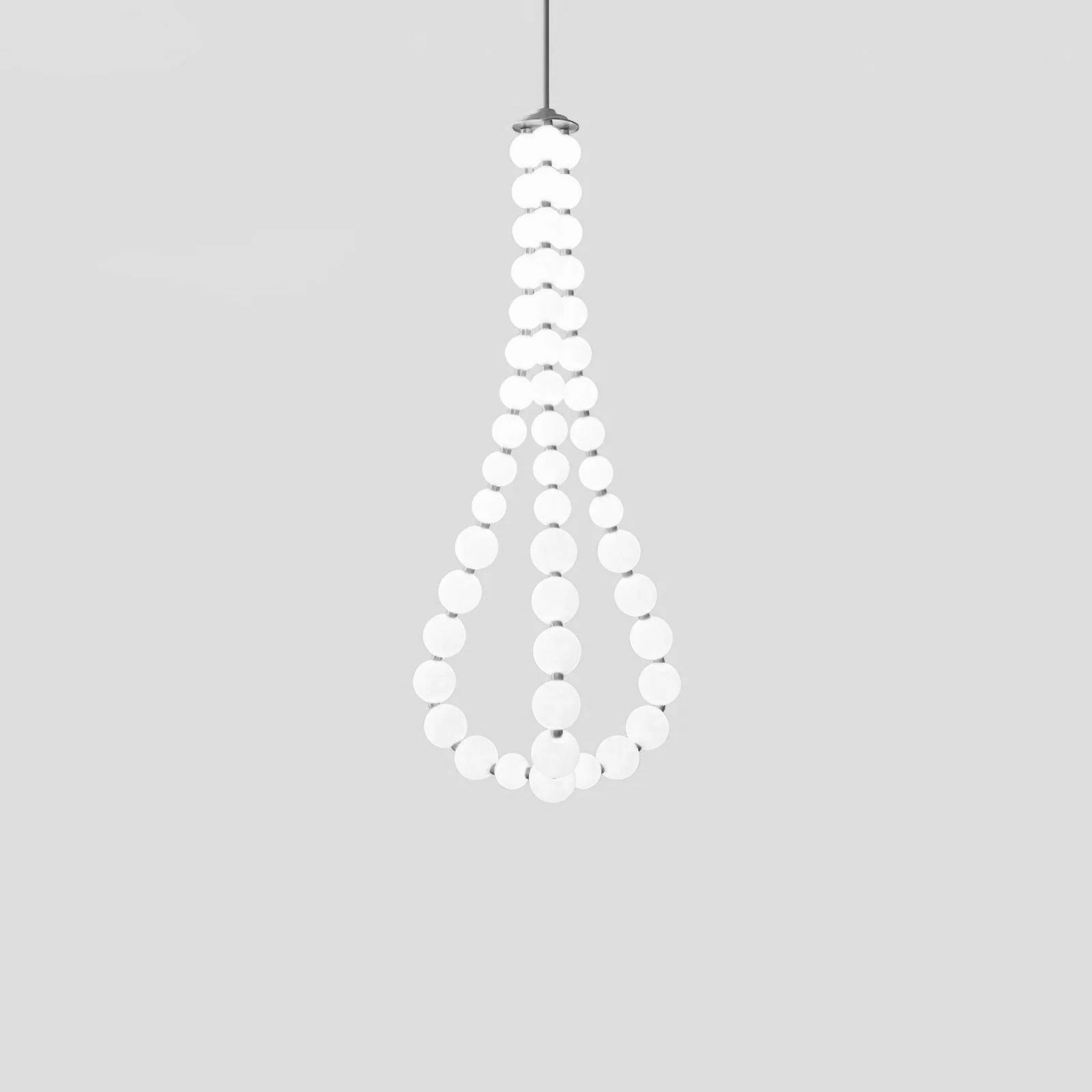 Acrylic Pearl Necklace Chandelier