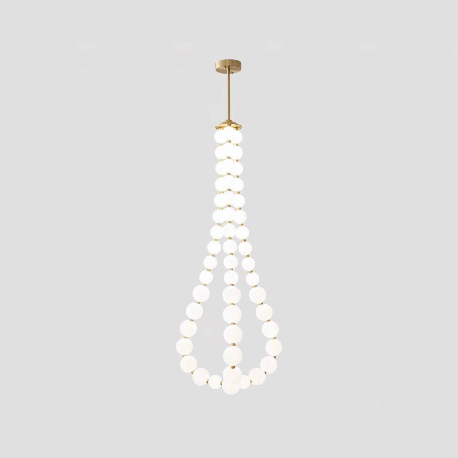 Acrylic Pearl Necklace Chandelier
