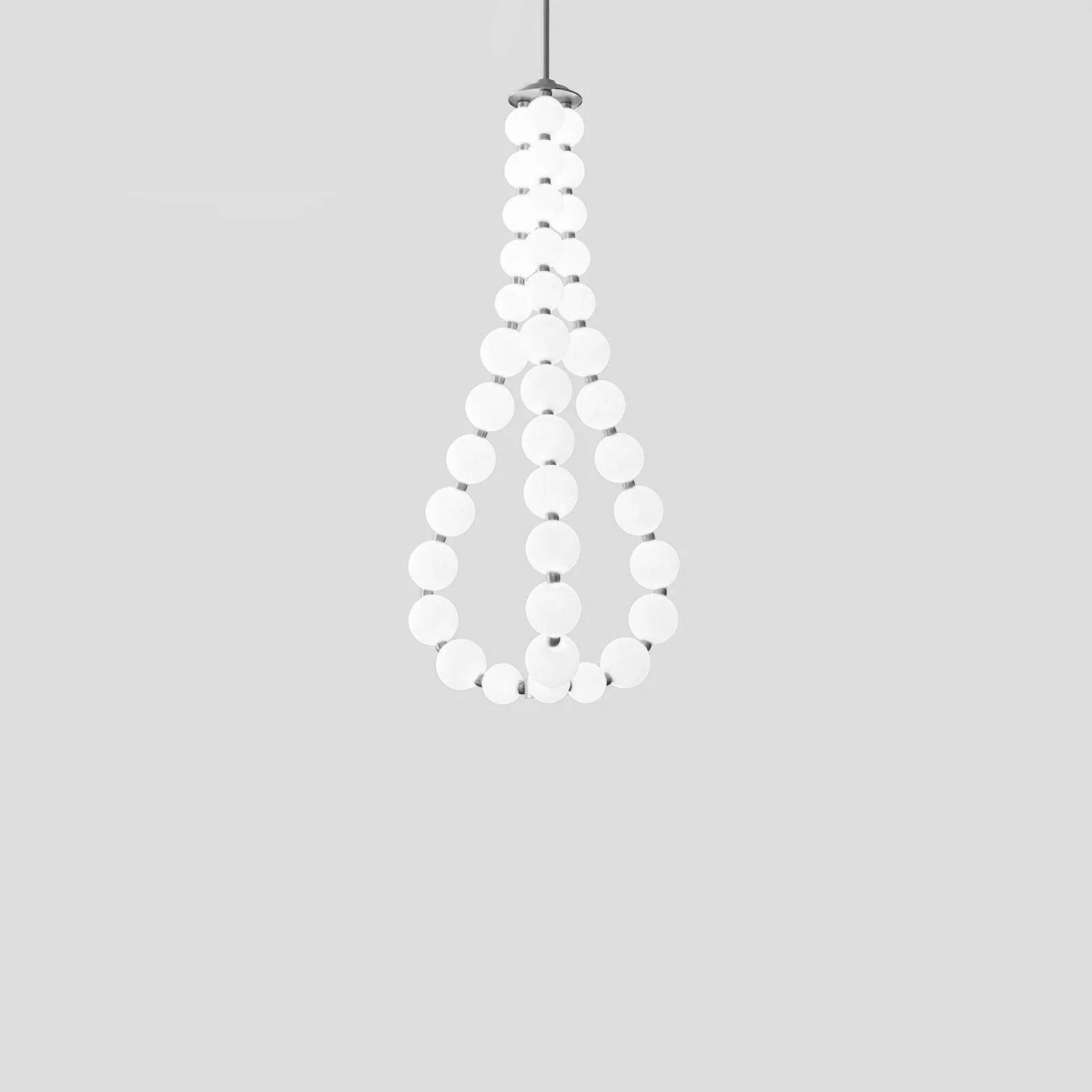 Acrylic Pearl Necklace Chandelier