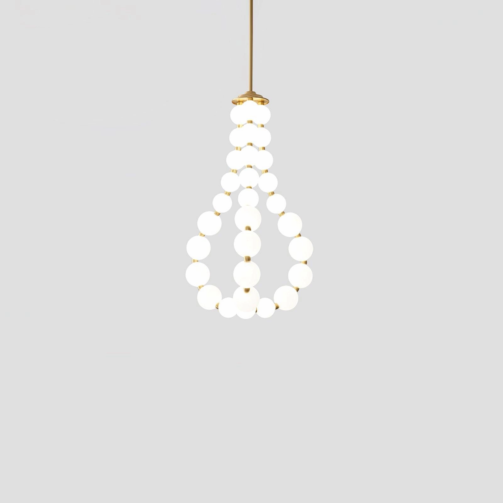 Acrylic Pearl Necklace Chandelier