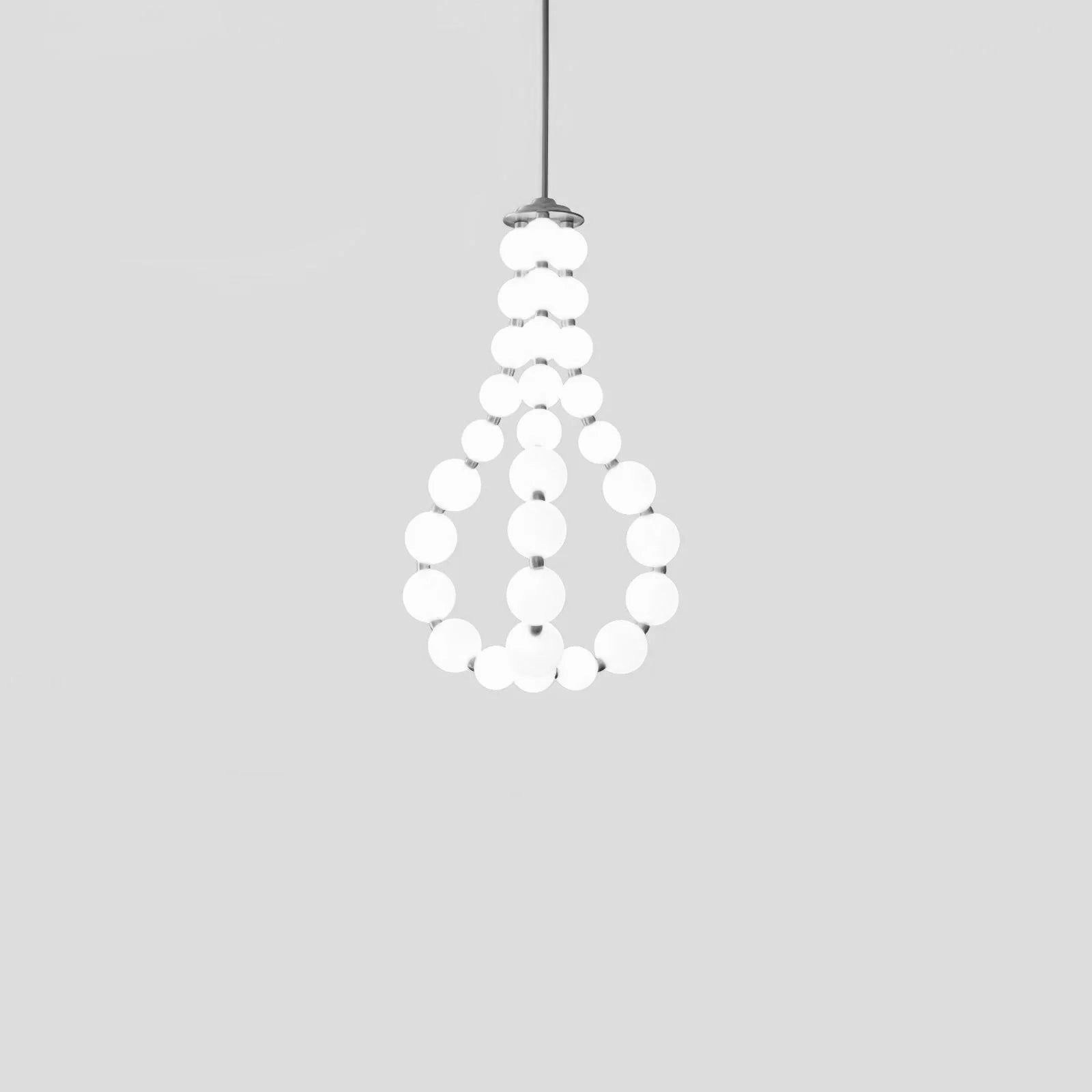 Acrylic Pearl Necklace Chandelier