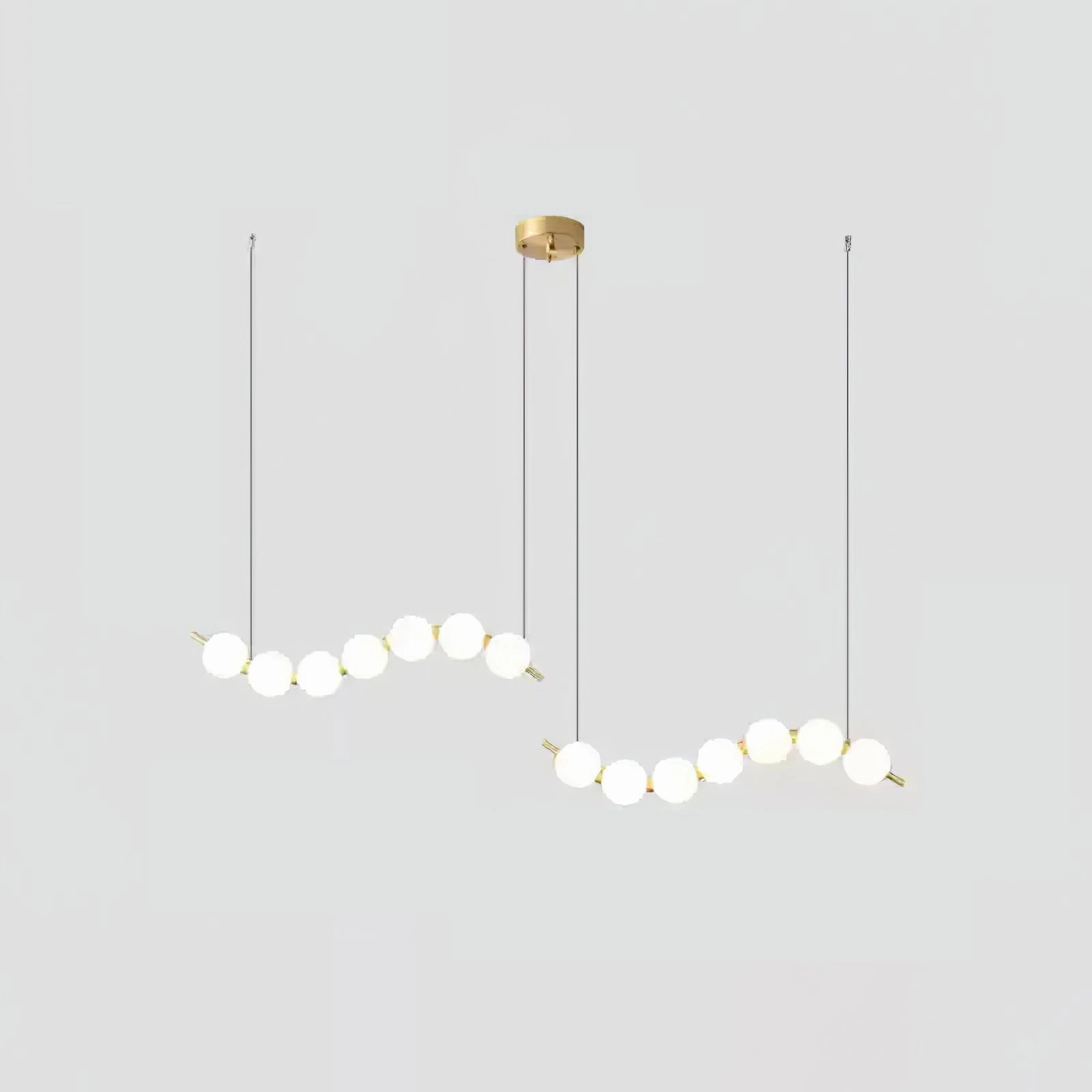 Acrylic Pearl Necklace Chandelier