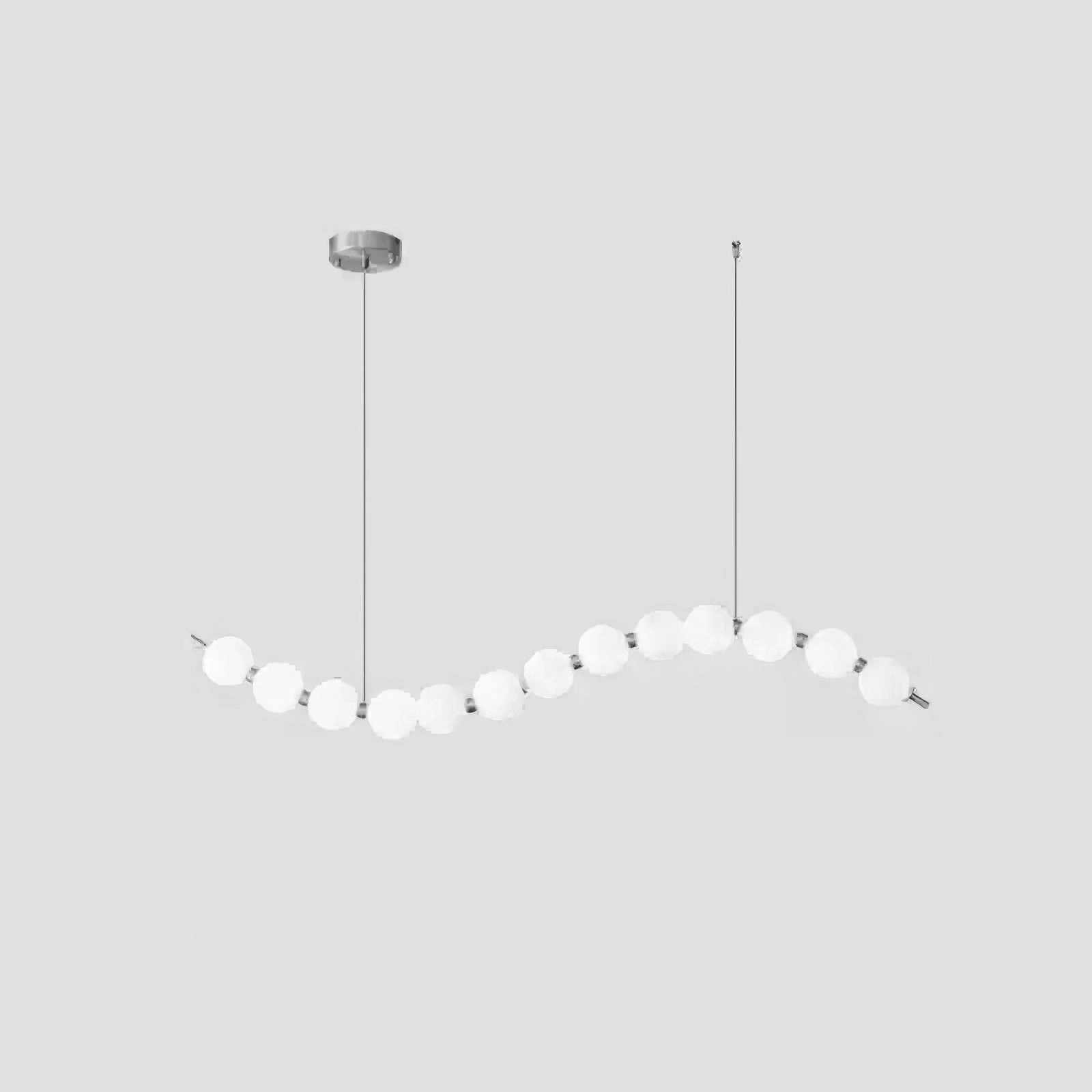 Acrylic Pearl Necklace Chandelier