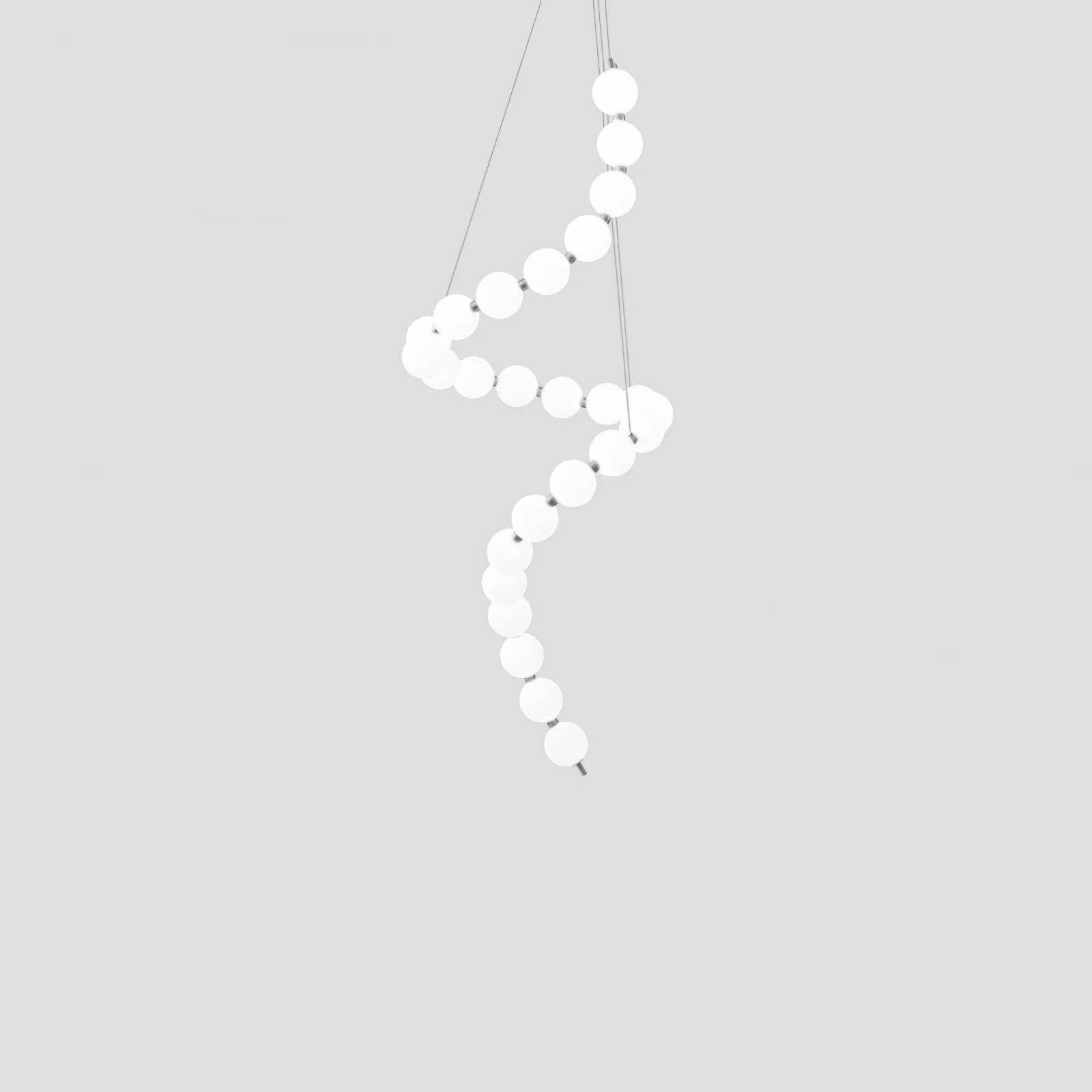 Acrylic Pearl Necklace Chandelier