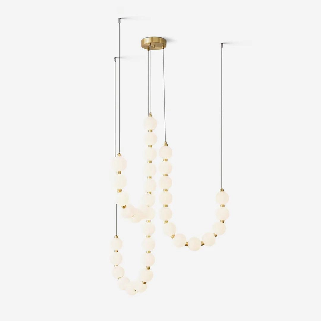 Acrylic Pearl Necklace Chandelier