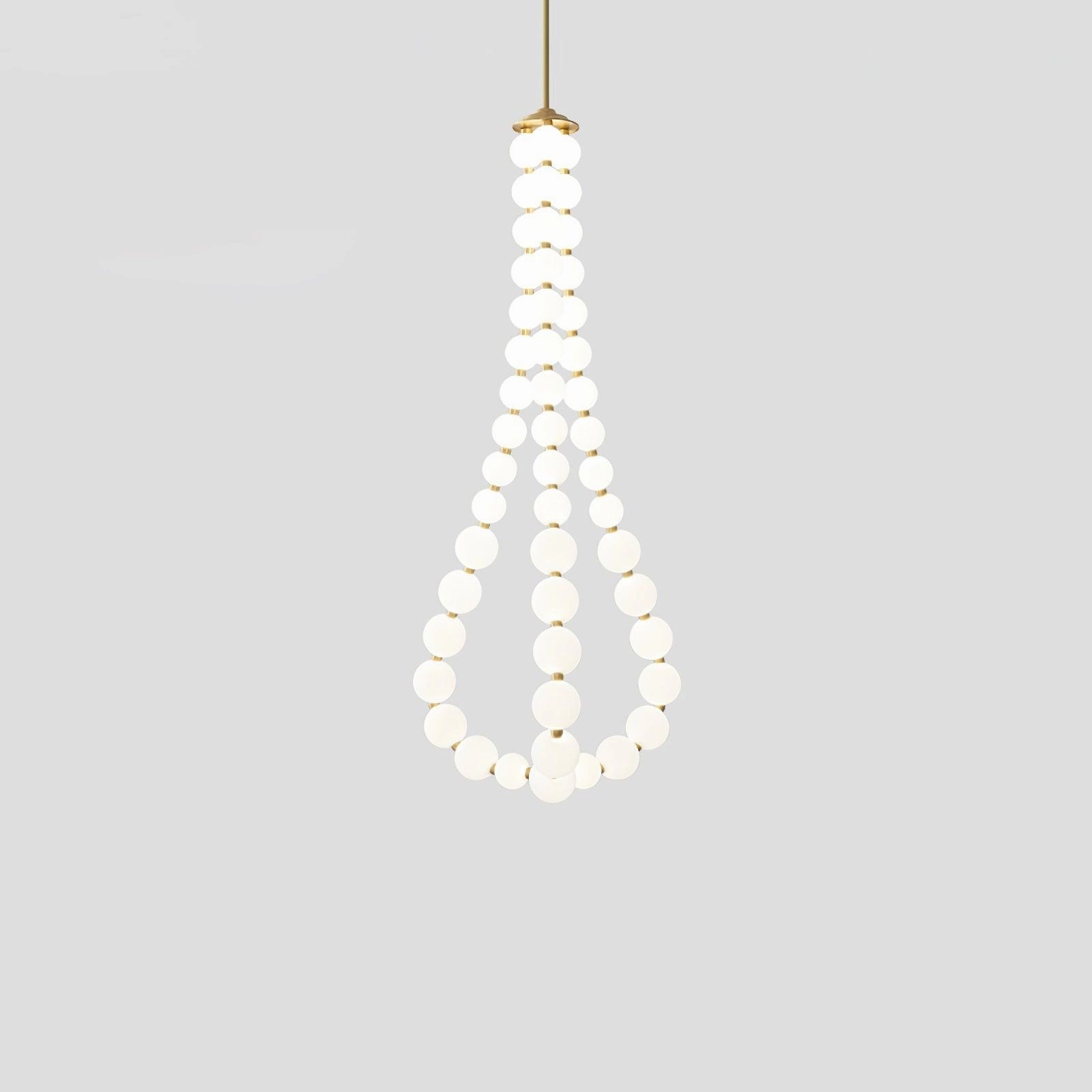 Acrylic Pearl Necklace Chandelier