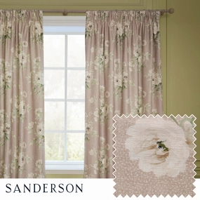 Adele Floral Chenille Pencil Pleat Curtains Rosebedding sets ,throw blankets 