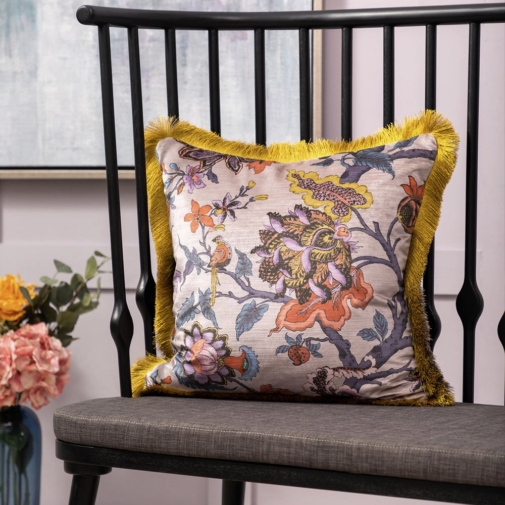 Adhira Printed Feather Cushion Blushbedding sets ,throw blankets 