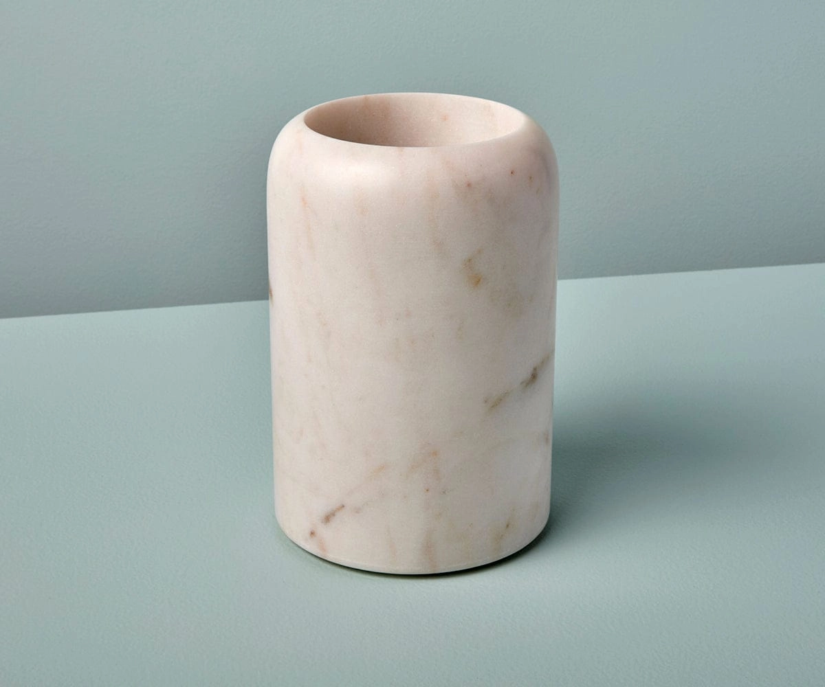 Adia White Marble Bottle Holderhome decoration ,modern home decor 