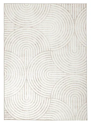 Adlin Beige Cream Indoor Outdoor Washable Rugmodern color block patchwork rug