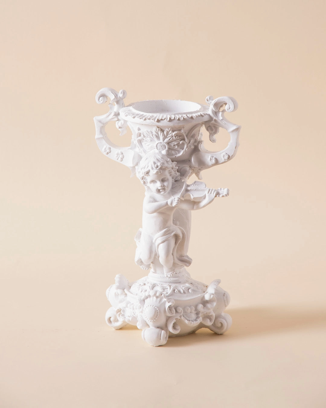 Adorable Angel Cherub Candle Stand