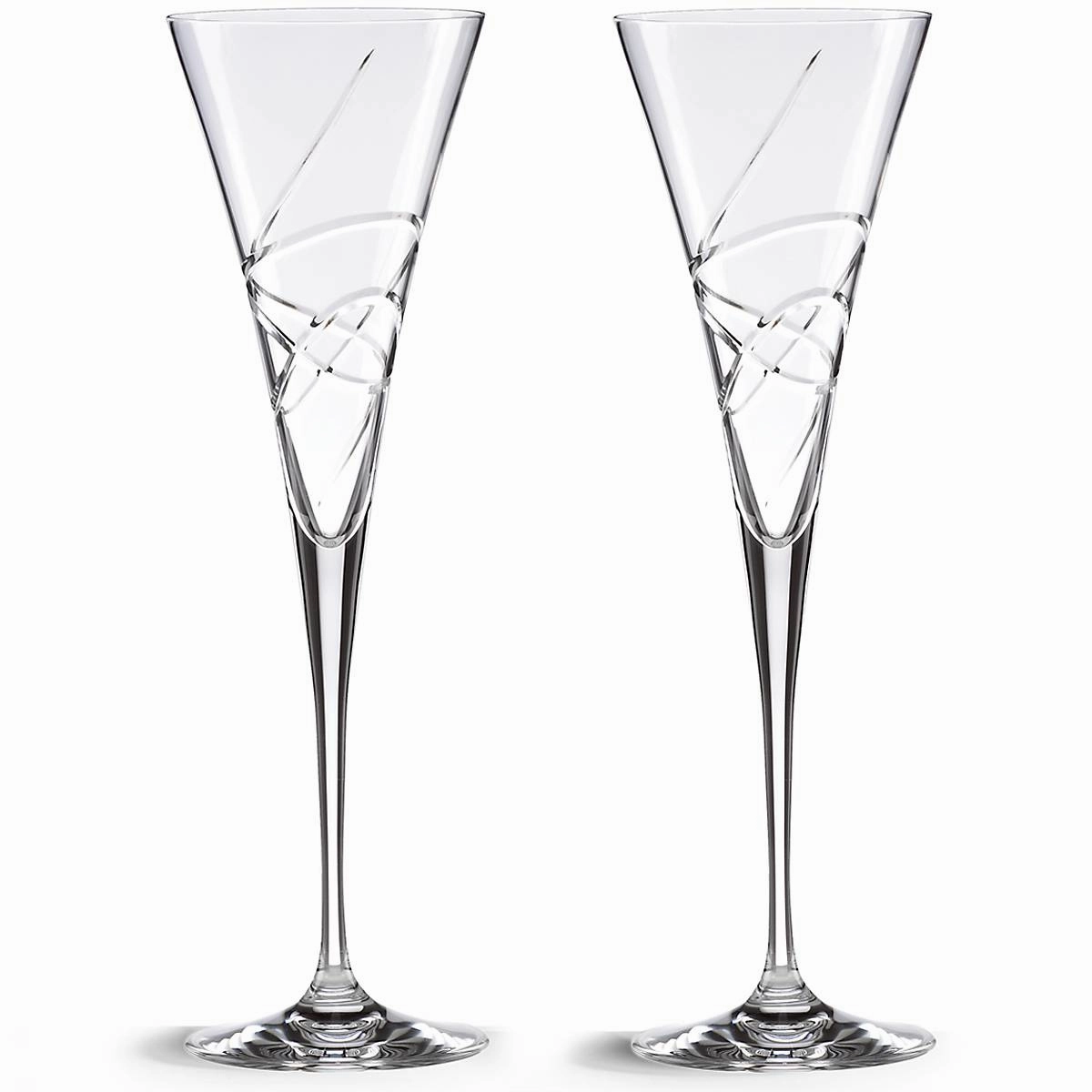 Adorn Crystal 2-Piece Toasting Flute Setglass cups ,personalized mugs 