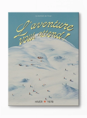 Adventure Awaits, Canvasindoor decorative canvas print