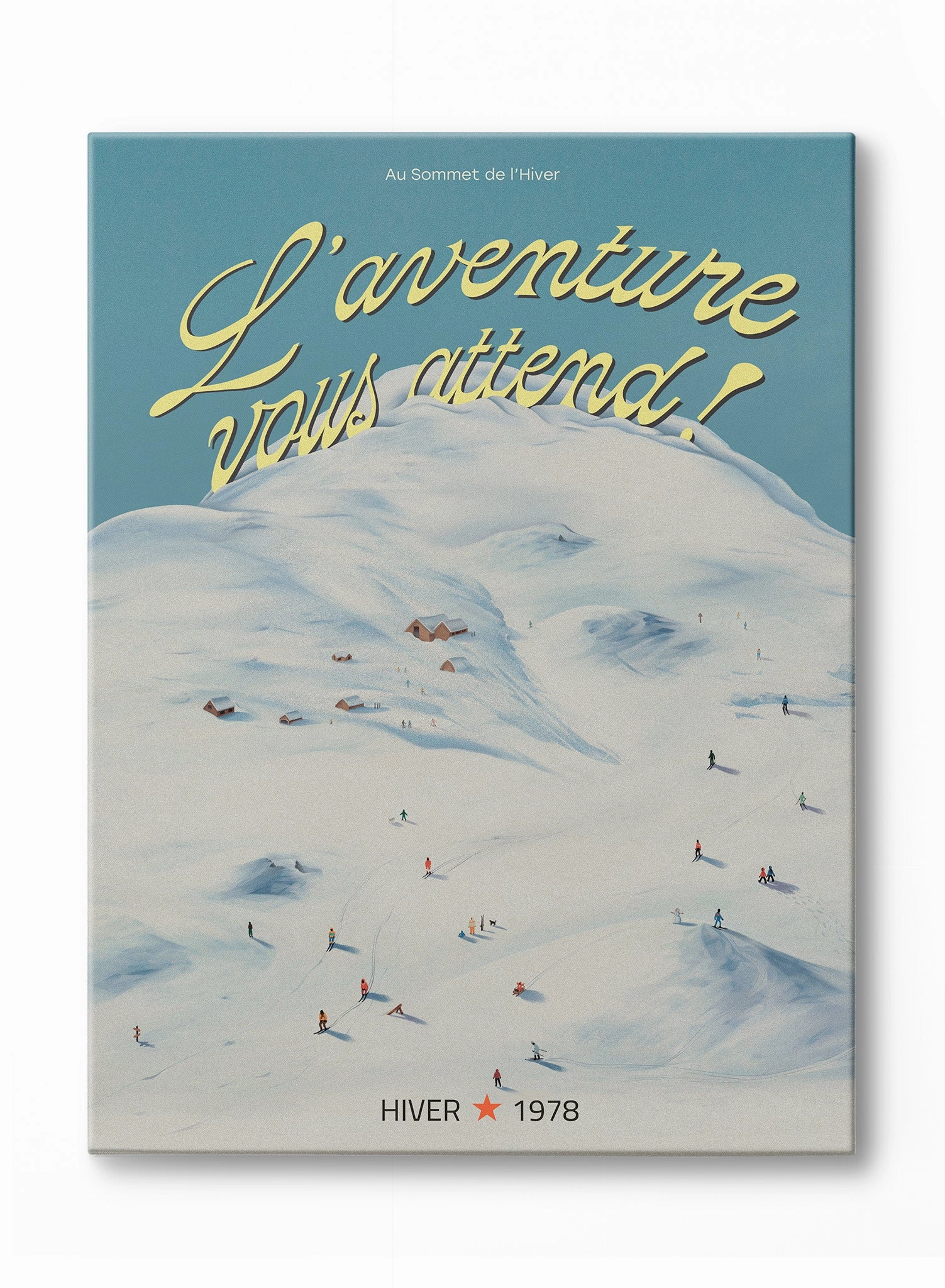 Adventure Awaits, Canvasindoor decorative canvas print