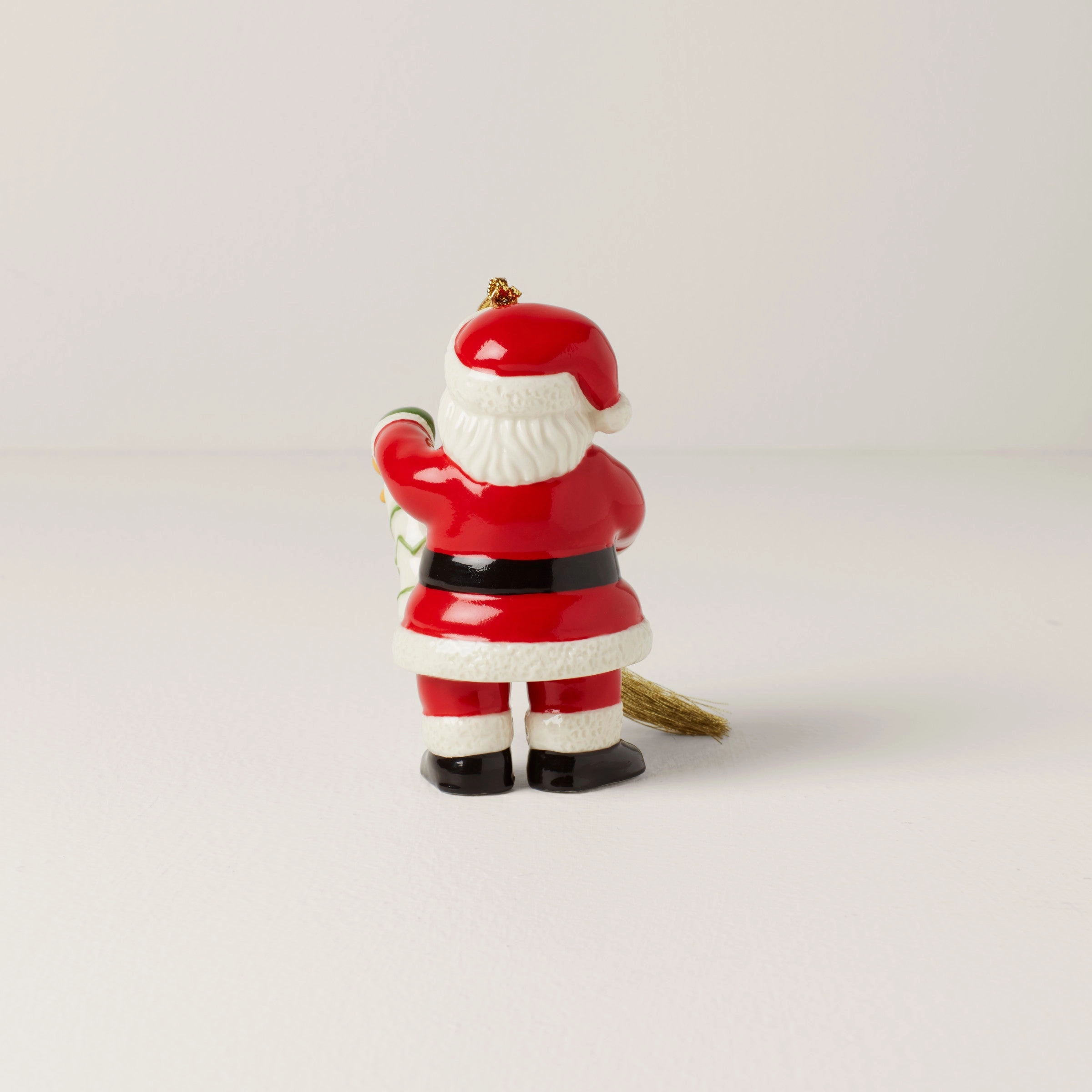 African American Santa Stocking Ornament