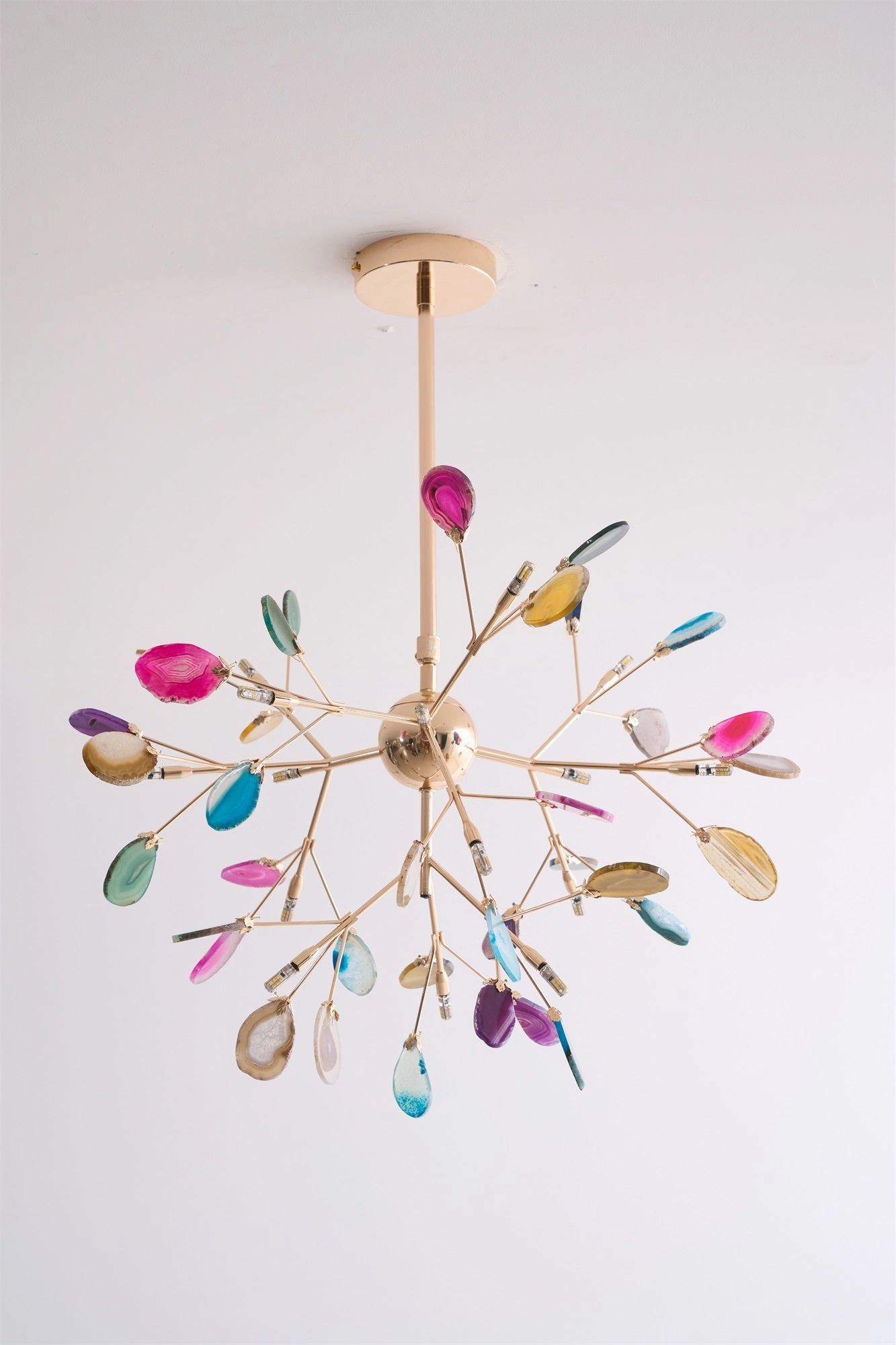 Agate Flake Chandelier