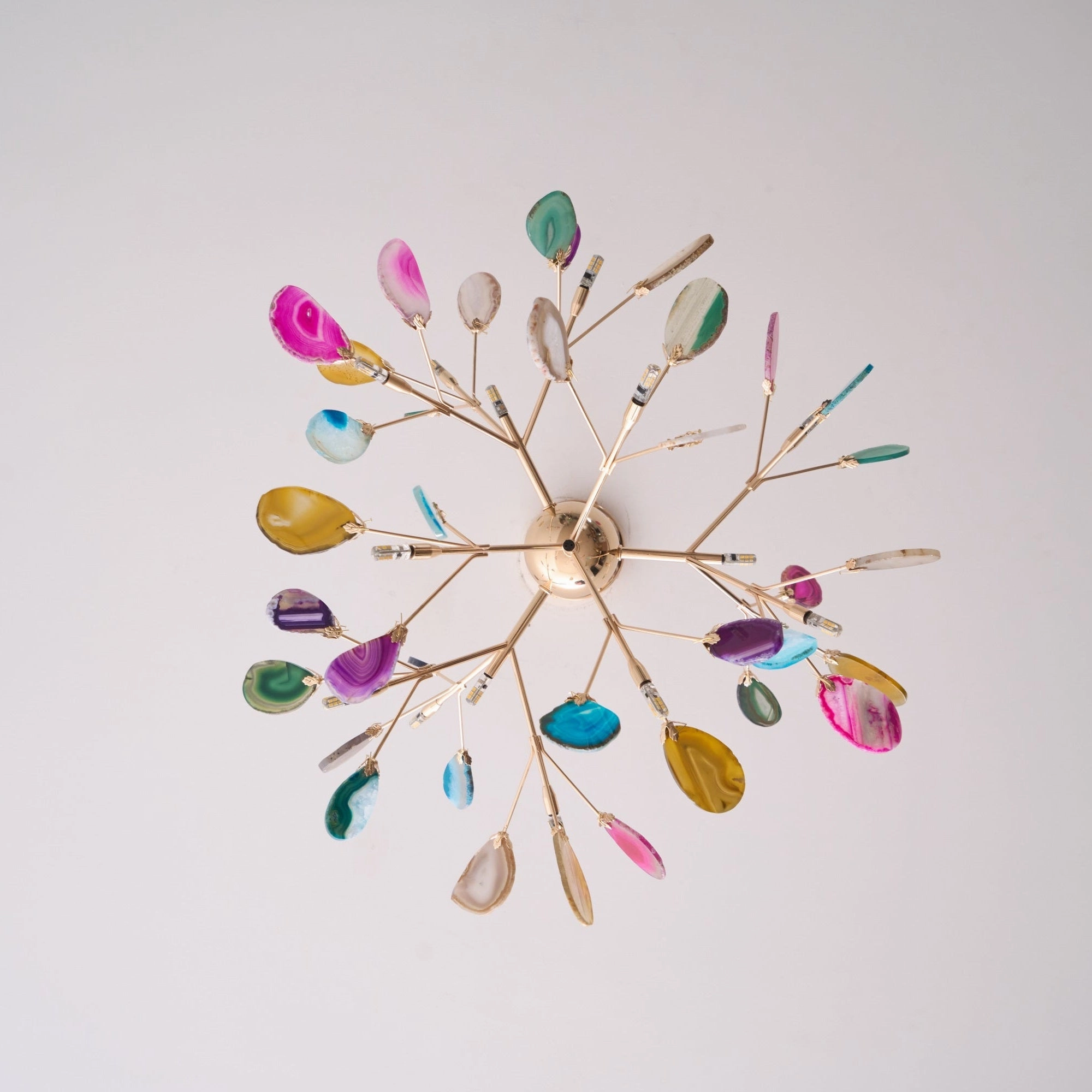 Agate Flake Chandelier