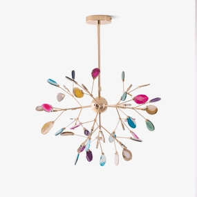 Agate Flake Chandelierrustic chandelier,bedroom chandelier 