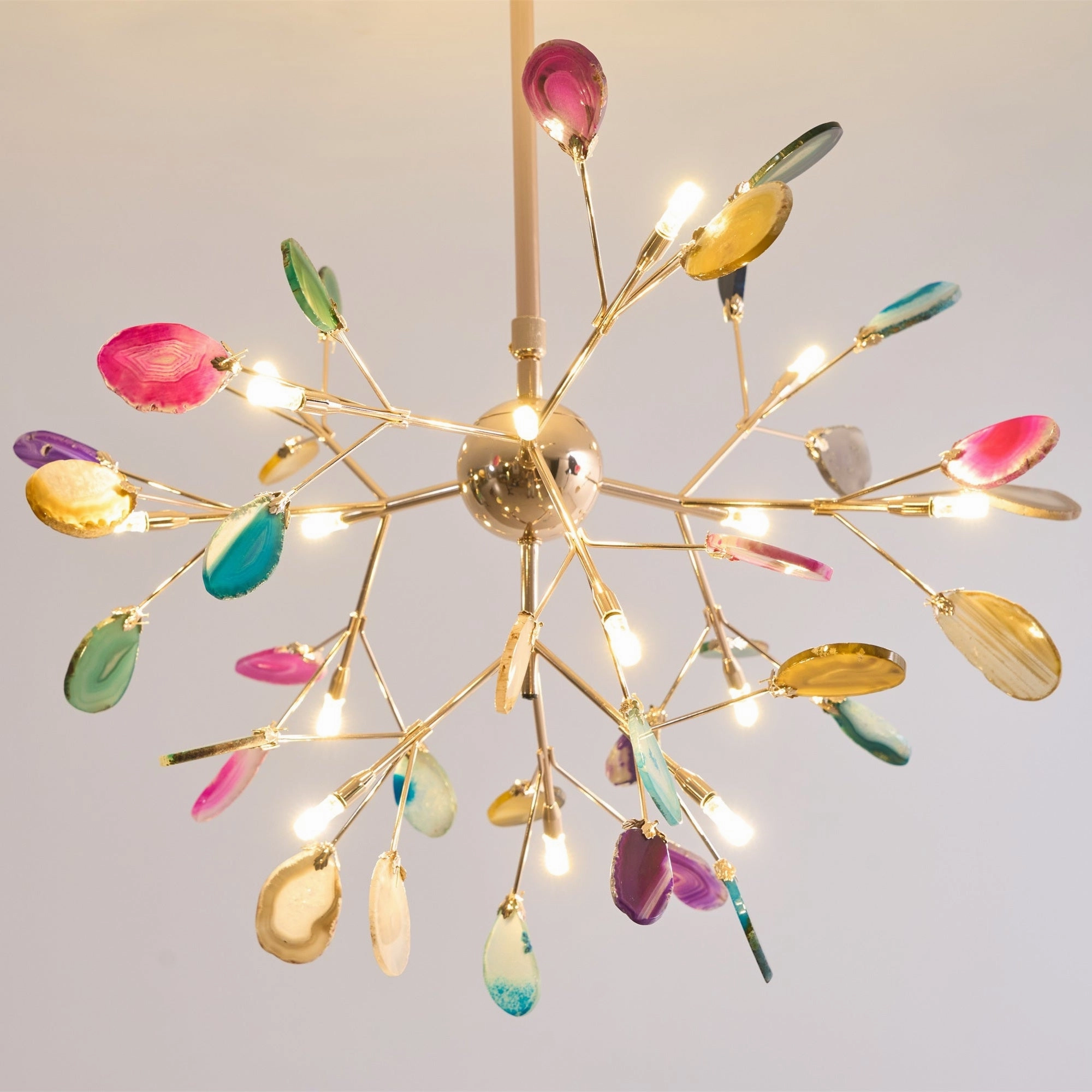 Agate Flake Chandelier