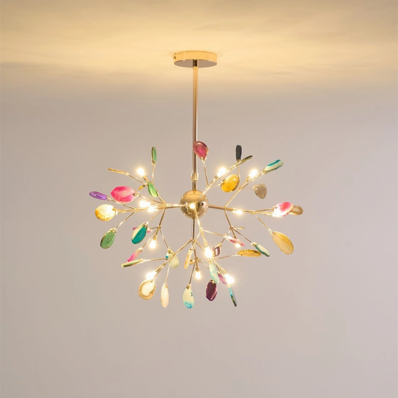 Agate Flake Chandelier