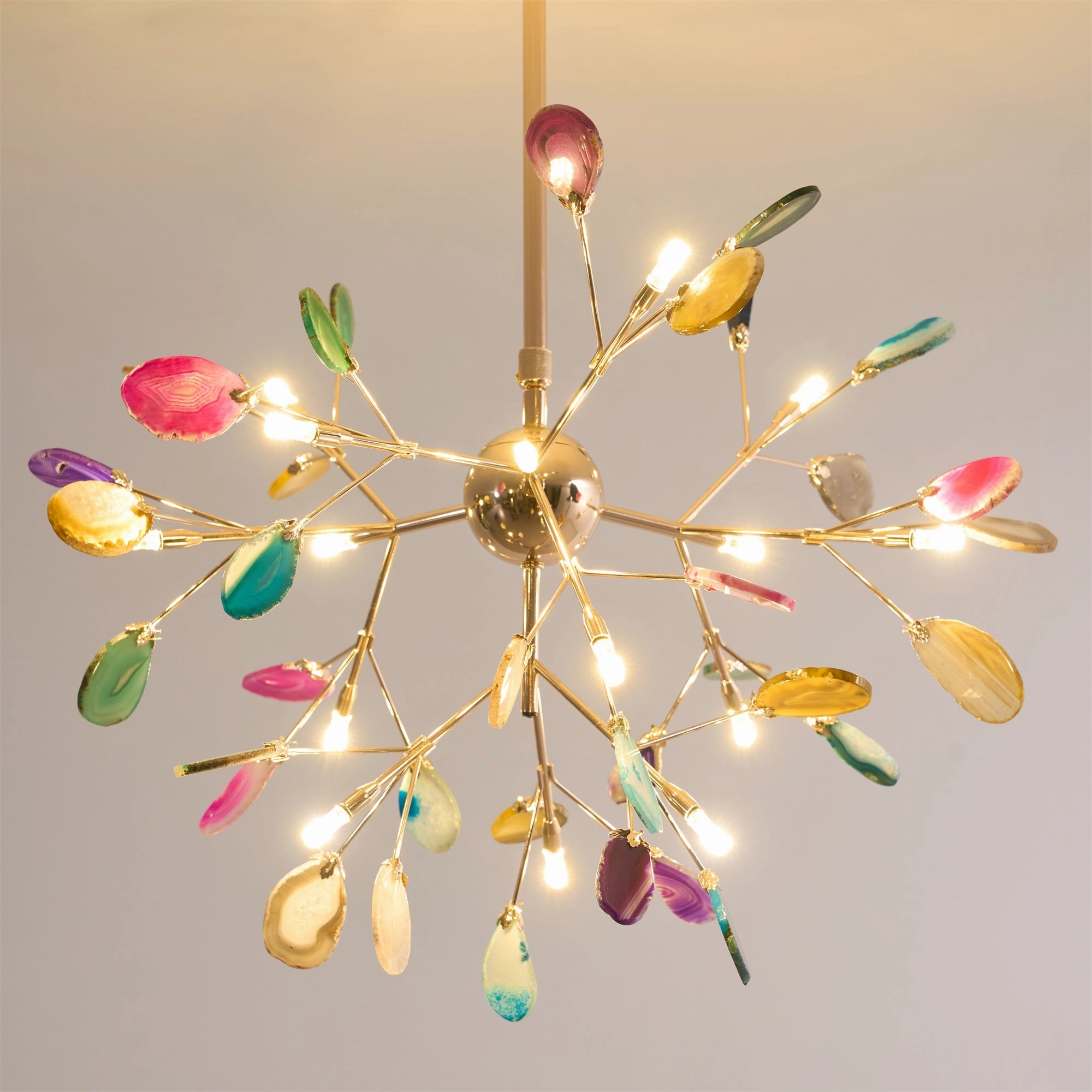 Agate Flake Chandelier