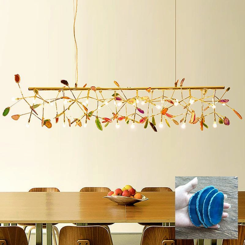 Agate Flake Chandelier