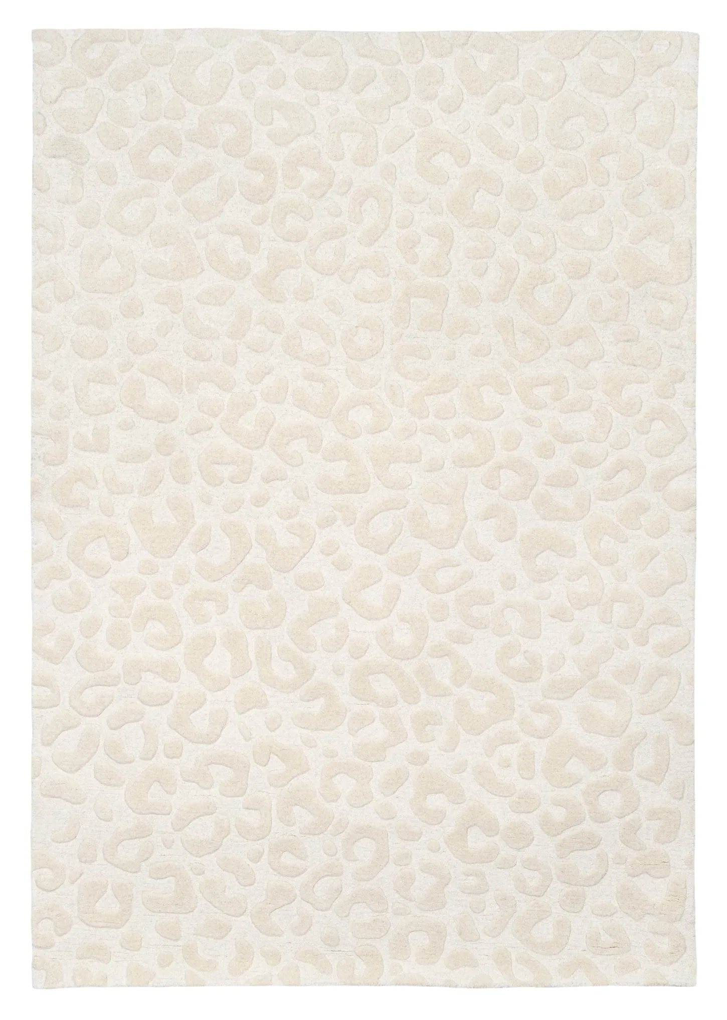 Agnes Ivory Cream Carved Animal Pattern Rug *NO RETURNS UNLESS FAULTYmodern color block patchwork rug