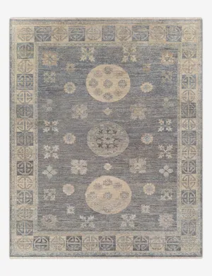 Aguirre Hand-Knotted Wool Rugmodern color block patchwork rug