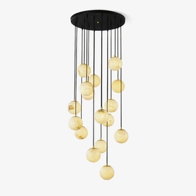 Alabaster Balls Cluster Chandelierrustic chandelier,bedroom chandelier 