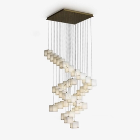 Alabaster Box Pendant LightScandinavian pendant light ,modern chandelier 