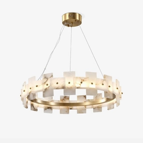 Alabaster Halo Chandelierrustic chandelier,bedroom chandelier 