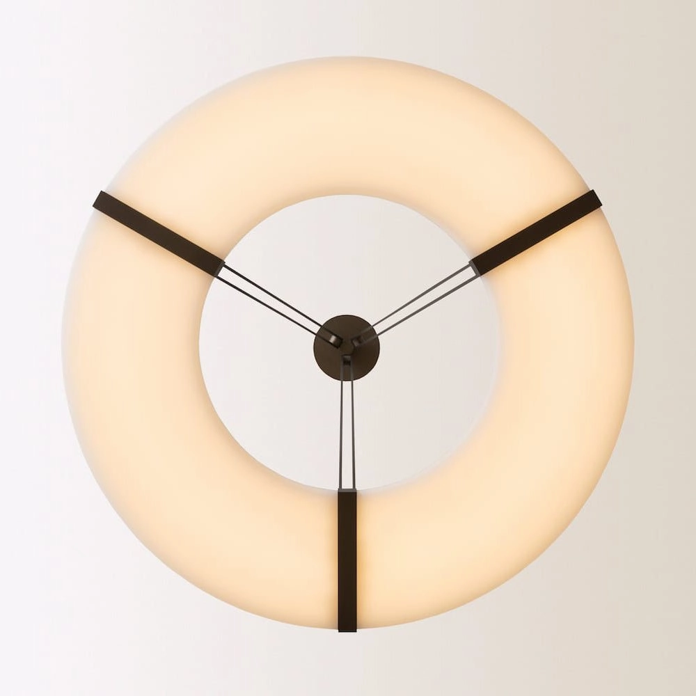Alabaster Halo Pendant Light