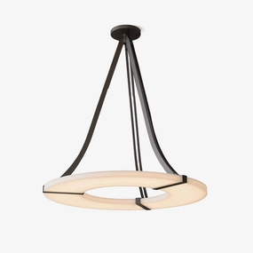 Alabaster Halo Pendant Lightrustic chandelier,bedroom chandelier 