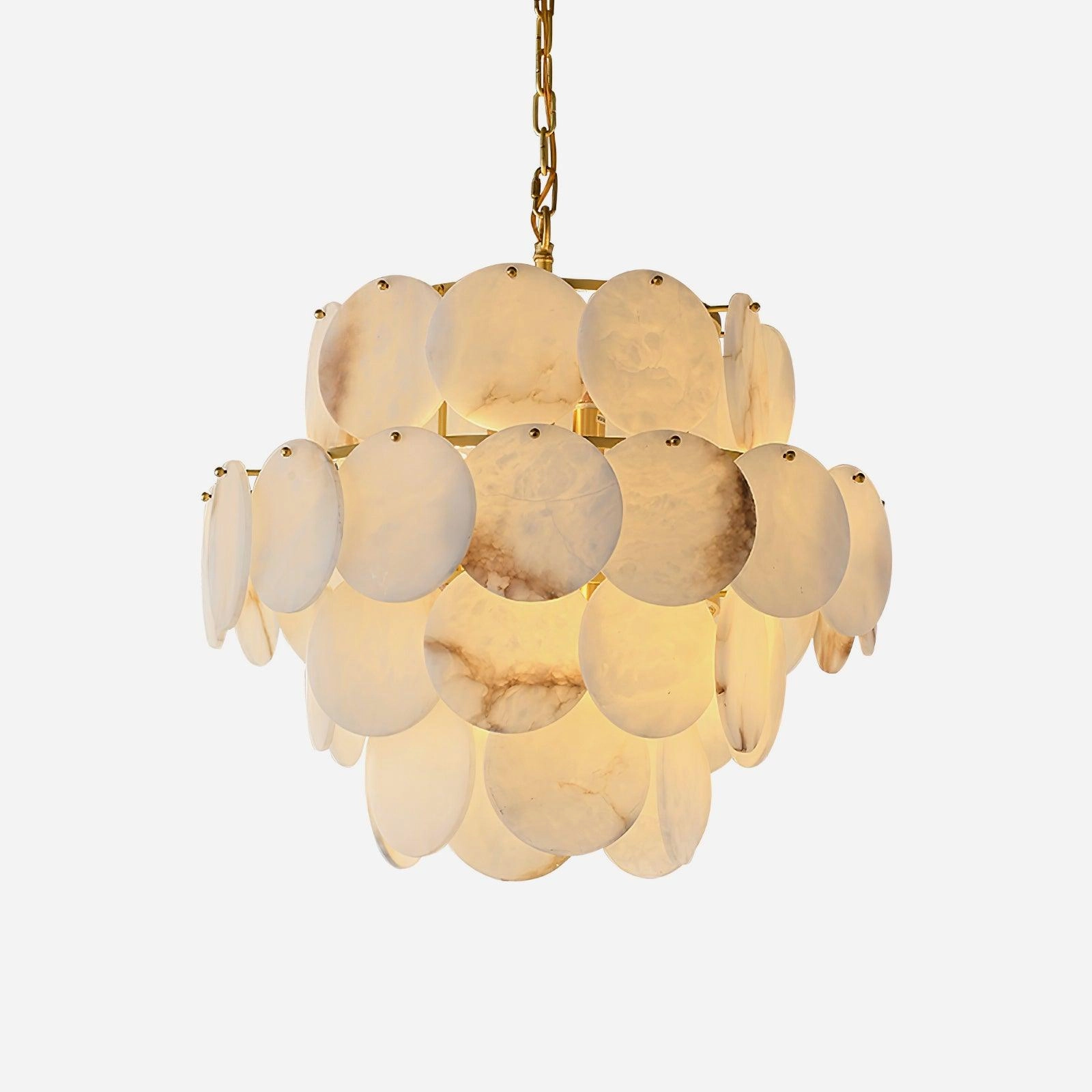 Alabaster Shell Brass Chandelierrustic chandelier,bedroom chandelier 