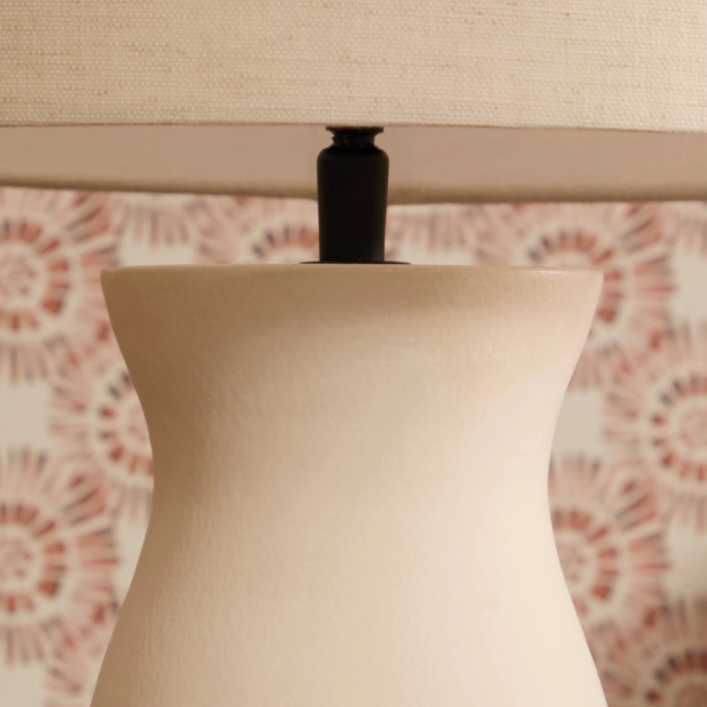 Albury Lamp Base Ecru