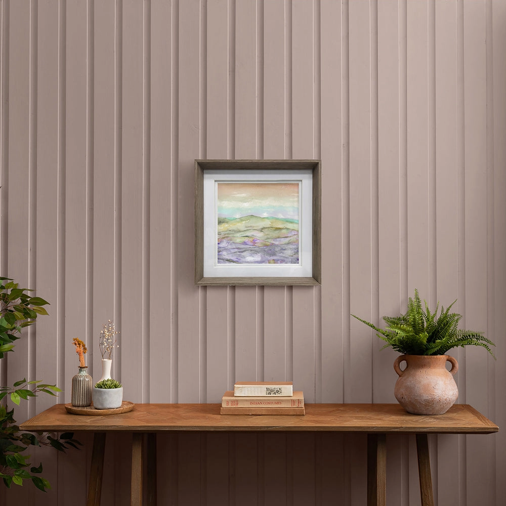 Alder Framed Print Nut/Meadow