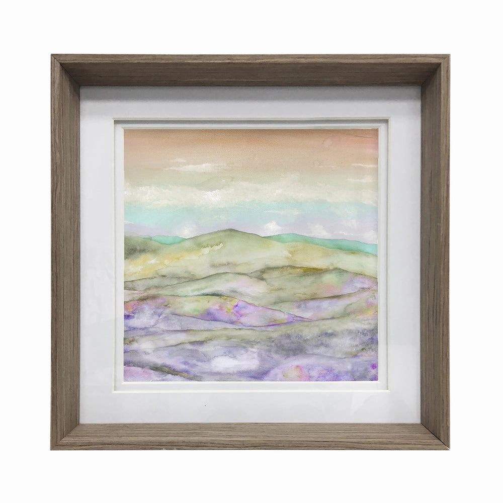 Alder Framed Print Nut/Meadow